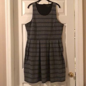pleated dress from Banana Republic
